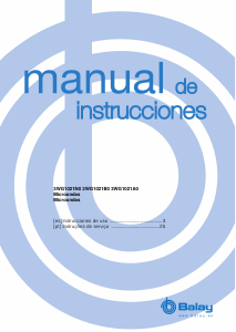 Manual de uso Balay 3WG1021B0 Microondas