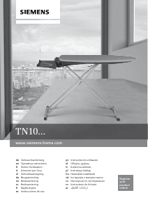 Manual de uso Siemens TN10100N Plancha