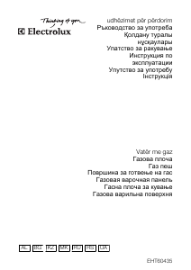 Руководство Electrolux EHT60435K Варочная поверхность