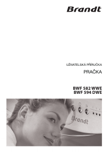 Manuál Brandt BWF594DWE Pračka