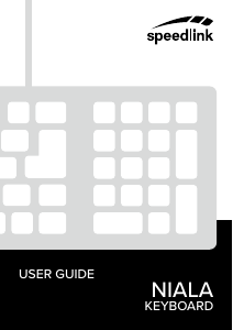 Bruksanvisning Speedlink SL-640001-BK Tastatur