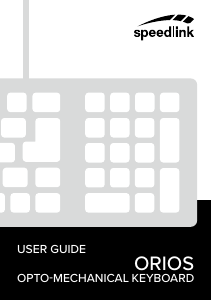 Bruksanvisning Speedlink SL-670010-BK Tastatur