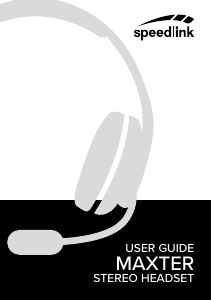 Manual de uso Speedlink SL-860002-BK Headset