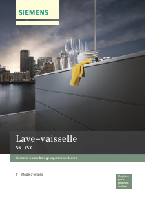 Mode d’emploi Siemens SN536S01AE Lave-vaisselle