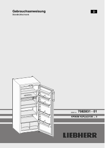 Bedienungsanleitung Liebherr KP 2620 Kühlschrank