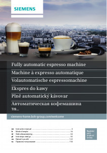 Handleiding Siemens TI903209RW Espresso-apparaat