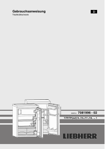 Bedienungsanleitung Liebherr T 1400 Kühlschrank