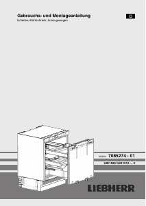 Bedienungsanleitung Liebherr UIK 1550 Kühlschrank