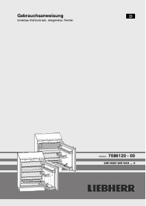 Bedienungsanleitung Liebherr UIK 1610 Kühlschrank