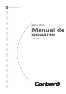 Manual de uso Corberó CLA 7018 W Lavadora