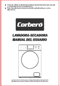 Manual de uso Corberó CLST 1850 Lavasecadora