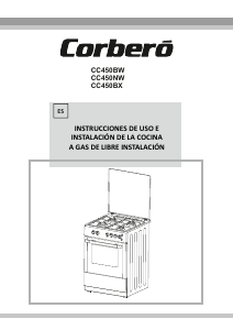 Manual Corberó CC 450 BW Fogão