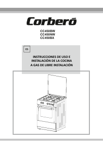 Manual Corberó CC 450 BX Fogão