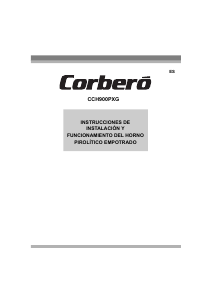 Manual Corberó CCH 900 PXG Forno