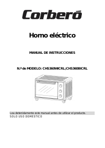 Manual de uso Corberó CHS 360 WICRL Horno