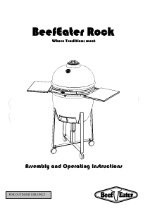 Manual BeefEater Rock Barbecue