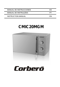 Manual de uso Corberó CMIC20MGM Microondas