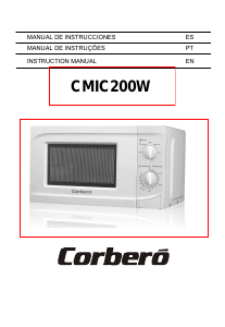 Manual de uso Corberó CMIC200W Microondas