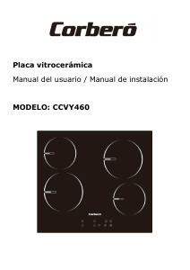 Manual de uso Corberó CCVY460 Placa