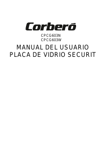 Manual de uso Corberó CPCG603N Placa