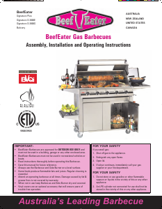 Manual BeefEater Signature Plus Barbecue