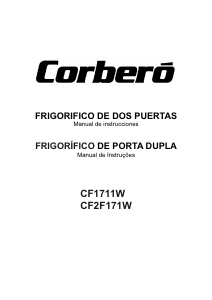 Manual de uso Corberó CC1711W Frigorífico combinado