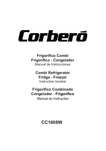 Manual de uso Corberó CC1808W Frigorífico combinado