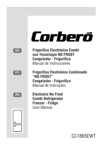 Handleiding Corberó CC1865EWT Koel-vries combinatie