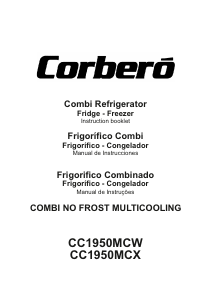 Handleiding Corberó CC1950MCW Koel-vries combinatie