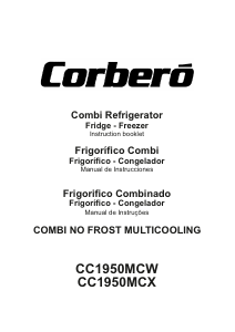 Manual de uso Corberó CC1950MCX Frigorífico combinado