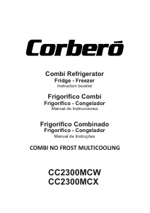 Handleiding Corberó CC2300MCW Koel-vries combinatie