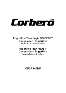 Manual de uso Corberó CF2P340NF Frigorífico combinado