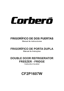 Manual de uso Corberó CF2P1607W Frigorífico combinado