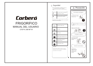 Handleiding Corberó CF2PK268NFW Koel-vries combinatie