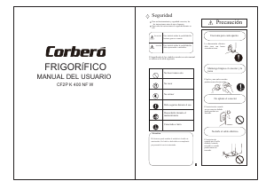Manual de uso Corberó CF2PK400NFW Frigorífico combinado