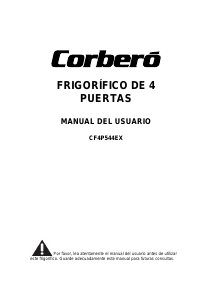 Manual de uso Corberó CF4P544EX Frigorífico combinado