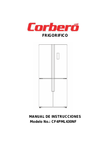 Manual de uso Corberó CF4PML430NF Frigorífico combinado