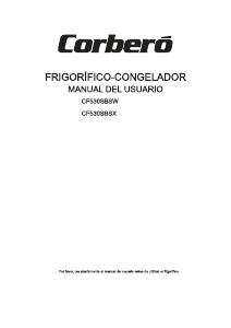 Handleiding Corberó CF530SBSW Koel-vries combinatie