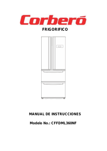 Manual de uso Corberó CFFDML360NF Frigorífico combinado
