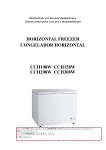 Manual Corberó CCH308W Freezer