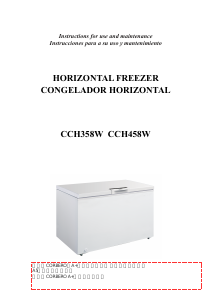Manual Corberó CCH458W Freezer