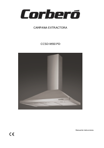 Manual de uso Corberó CCSD 9550 PD Campana extractora