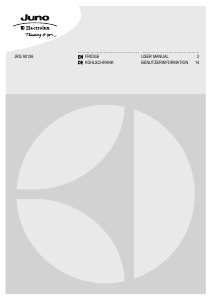 Handleiding Juno-Electrolux JRG90126 Koelkast