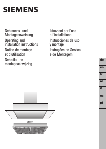 Manual Siemens LB23364 Cooker Hood