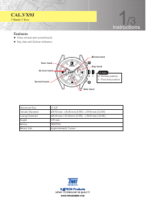 Handleiding Daniel Steiger Kings Canyon Horloge