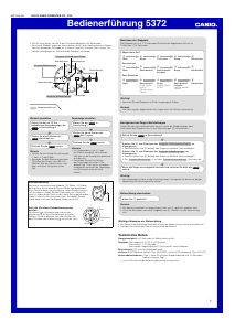 Bedienungsanleitung Casio Edifice EFR-547D-2AVUEF Armbanduhr