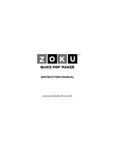 Handleiding Zoku Quick Pop IJsmachine
