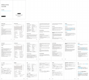 説明書 Anker TC940 キーボード