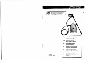 Bedienungsanleitung Brüder Mannesmann 12989 Hochdruckreiniger