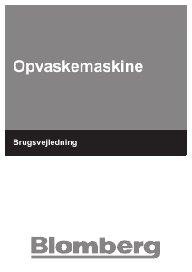 Brugsanvisning Blomberg GUN 9220 SP Opvaskemaskine